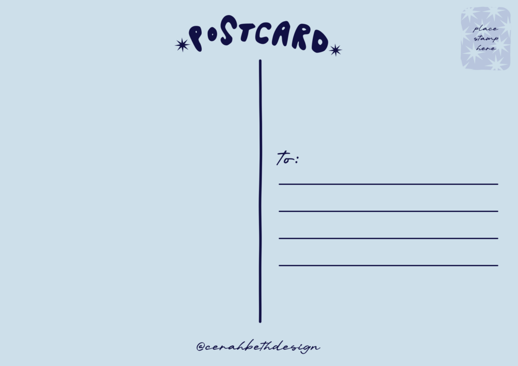 Scarf Seagull Postcard